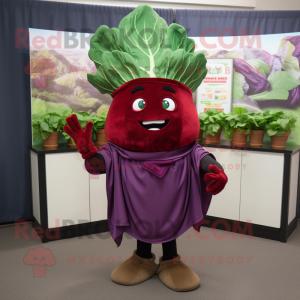 Maroon Cabbage mascotte...