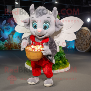 Grijs Cupid mascotte...