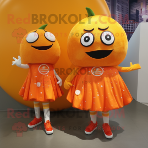 Oransje Oransje maskot...