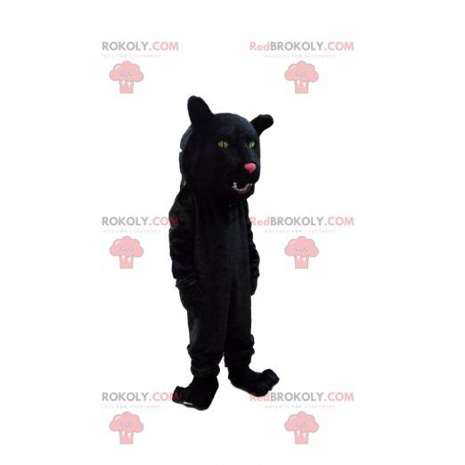 Sort panter maskot, kæmpe kattedragt - Redbrokoly.com