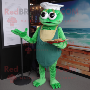 Green Crab Cakes maskot...