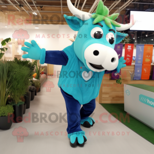 Turkis Bull maskot...