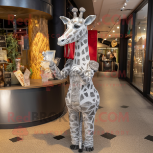 Silver Giraffe maskot...