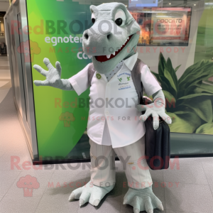 Silver Crocodile mascotte...