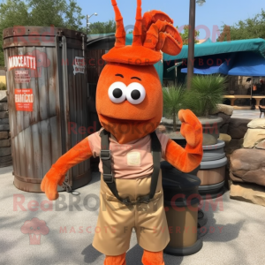 Rust Shrimp Scampi maskot...