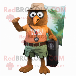 Rust Kiwi maskot kostume...