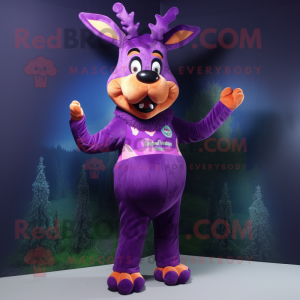 Postava maskota Purple Deer...