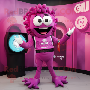 Magenta Medusa mascotte...