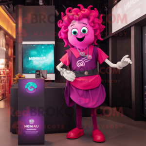 Magenta Medusa mascotte...