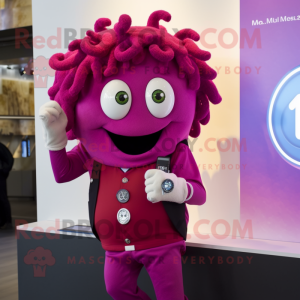 Magenta Medusa mascotte...