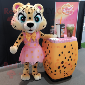 Peach Cheetah mascotte...