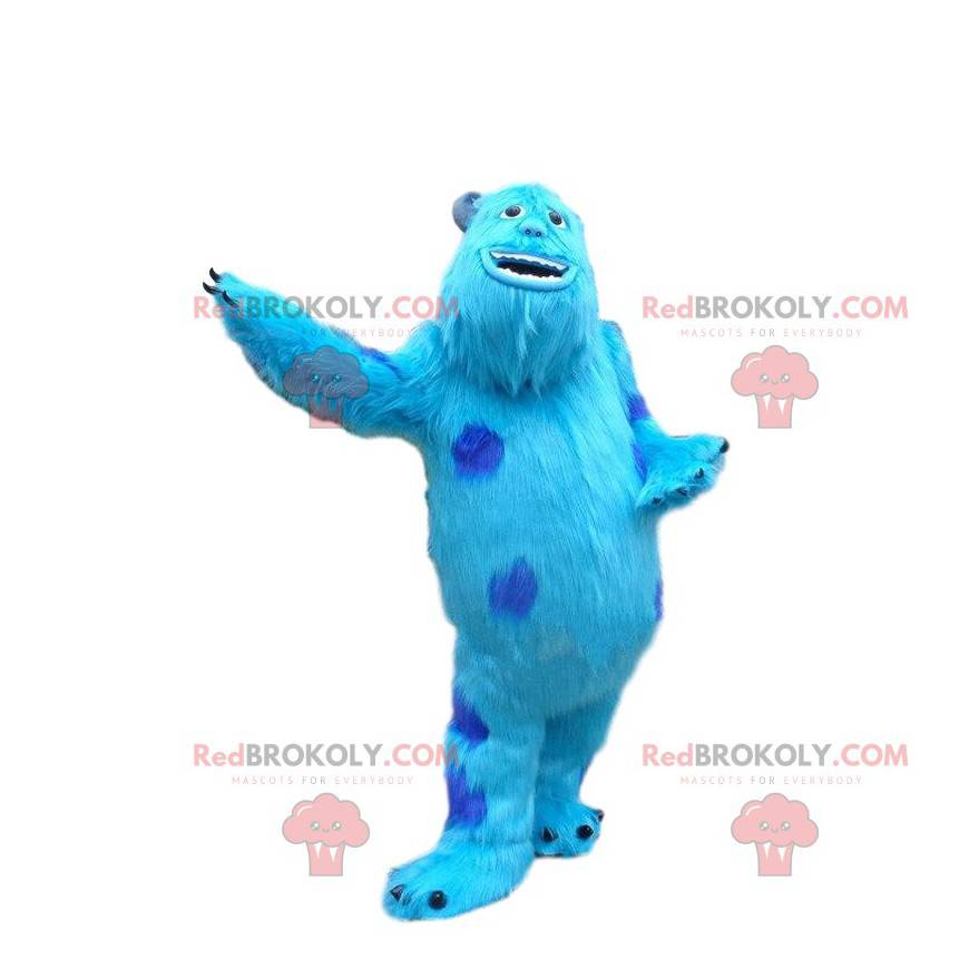 La mascota Sully, el famoso monstruo azul de Monsters, Inc. -