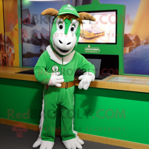 Personagem de mascote Green...