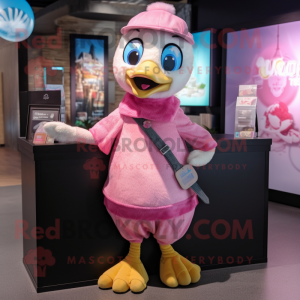 Pink Gosling mascotte...