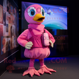 Pink Gosling mascotte...