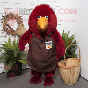 Maroon Kiwi mascotte...