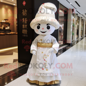  Dim Sum maskot kostym...