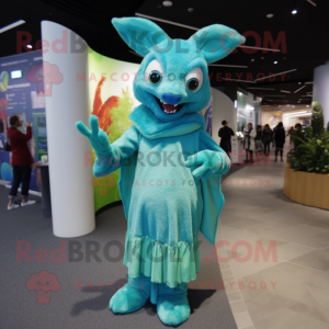 Cyan Chupacabra mascotte...