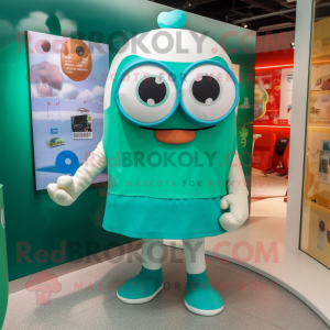 Turkis irsk flag maskot...