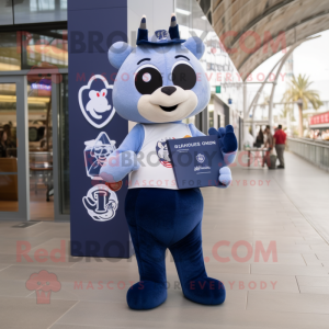 Navy Love Letter maskot...