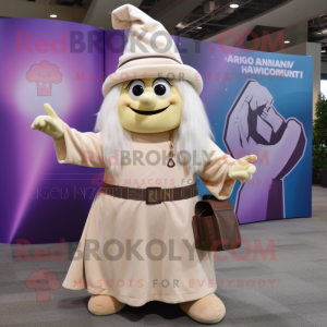 Cream Witch maskot kostume...