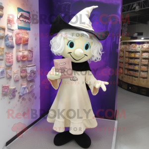 Cream Witch maskot kostume...