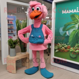  Flamingo mascotte kostuum...