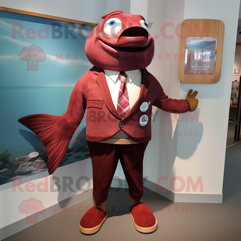 https://www.redbrokoly.com/108134-large_default/maroon-salmon-mascot-costume-character-dressed-with-a-capri-pants-and-tie-pins.jpg