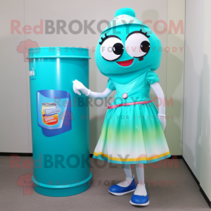 Turkos Soda Can maskot...