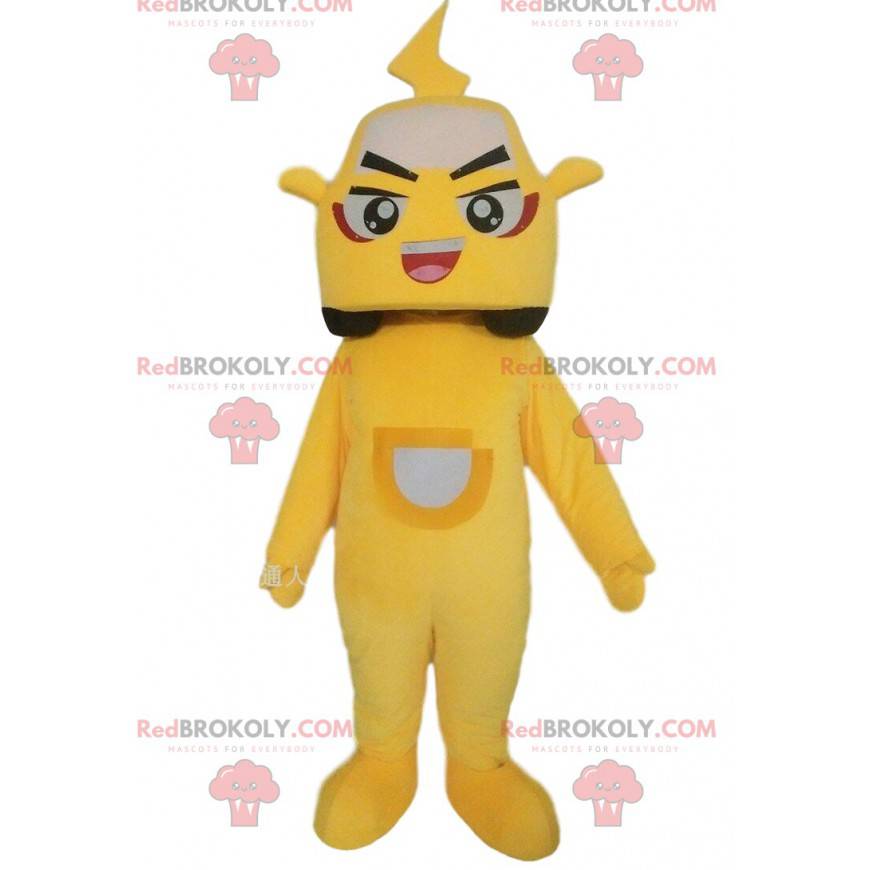 Yellow car mascot, automobile costume - Redbrokoly.com