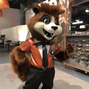 Rust Skunk maskot kostume...