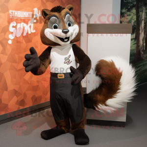 Rust Skunk mascotte kostuum...