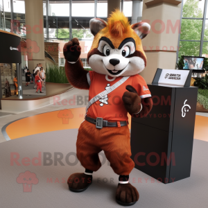 Rust Skunk mascotte kostuum...