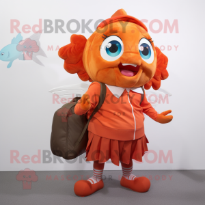 Rust Goldfish maskot drakt...