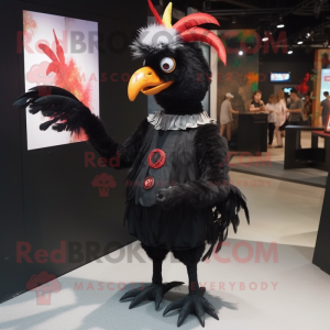 Black Roosters maskot drakt...