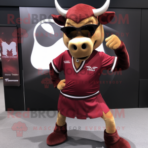 Maroon Bull mascotte...