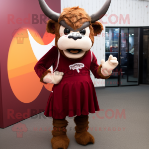 Maroon Bull mascotte...