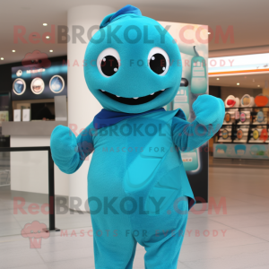 Turkis Men maskot drakt...