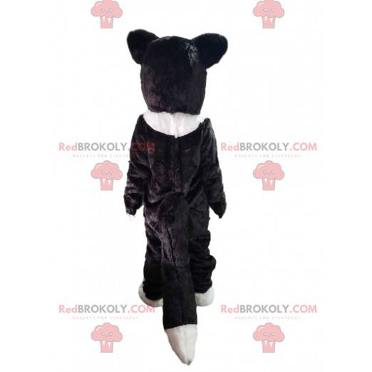 Schwarzweiss-Hundemaskottchen, Wolfshundekostüm - Redbrokoly.com