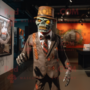 Rust Zombie maskot kostume...