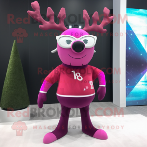 Magenta Rendier mascotte...