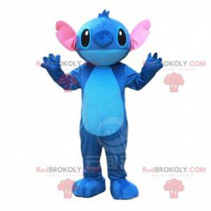 Stitch mascot, the famous alien from Lilo and Stitch -