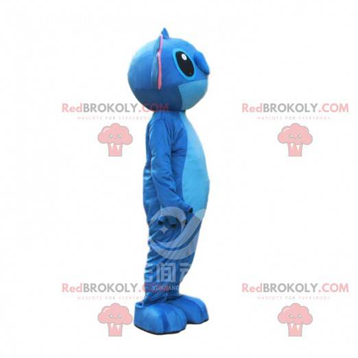 Stitch mascot, the famous alien from Lilo and Stitch -