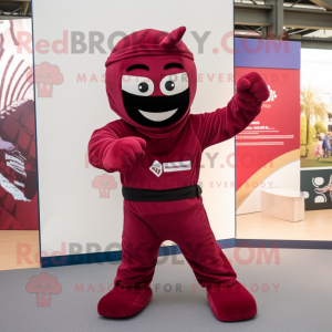 Maroon Ninja mascotte...