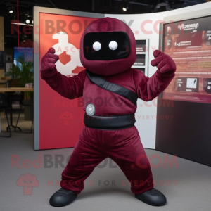 Maroon Ninja mascotte...