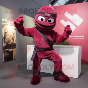 Maroon Ninja mascotte...