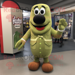 Oliven Hot Dogs maskot...