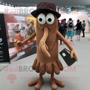 Brown Squid mascotte...