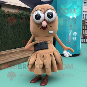 Brown Squid mascotte...