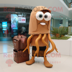 Brown Squid mascotte...